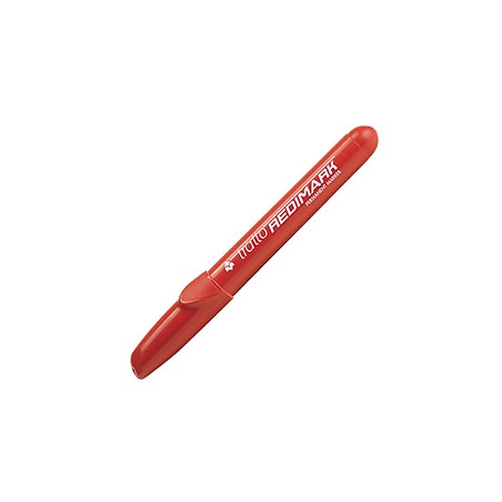 MARCATORE TRATTO REDIMARK ROSSO P.TONDA - Conf da 12 pz.