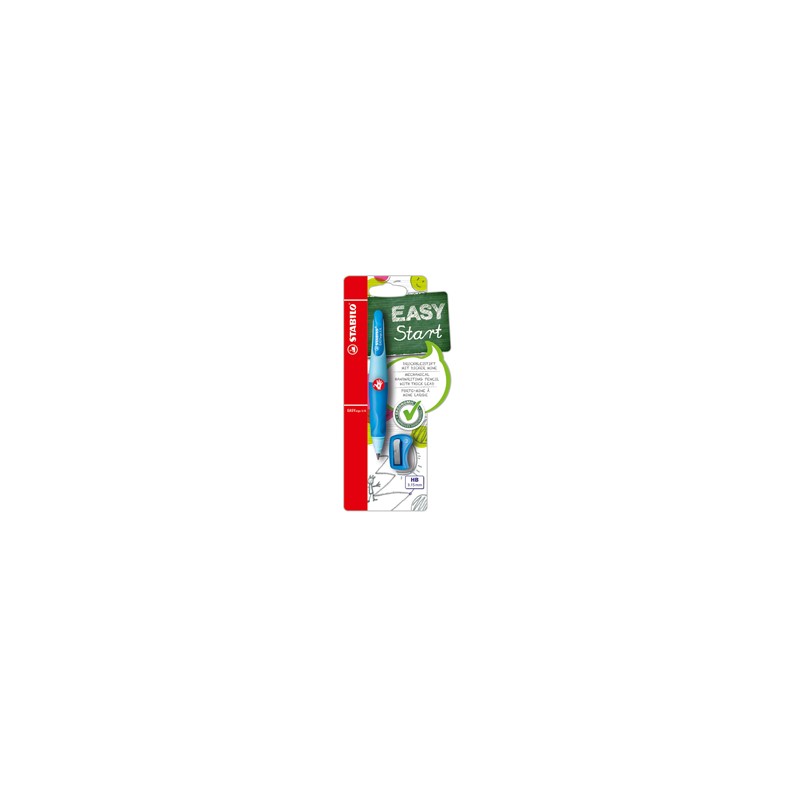 PORTAMINE STABILO EASYergo 3,15mm azzurro PER DESTRORSI + AFFILAMINE