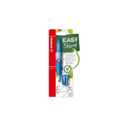 PORTAMINE STABILO EASYergo 3,15mm azzurro PER DESTRORSI + AFFILAMINE
