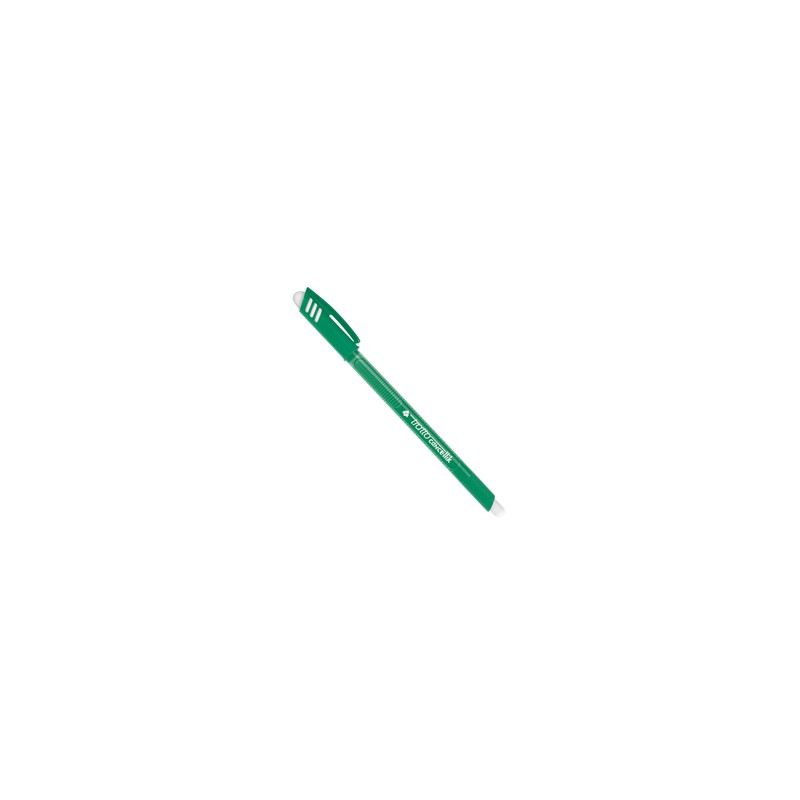 Penna sfera cancellabile CANCELLIK 1,0mm verde TRATTO - Conf da 12 pz.