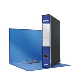 Registratore OXFORD G84 blu dorso 5cm f.to protocollo ESSELTE - Conf da 8 pz.