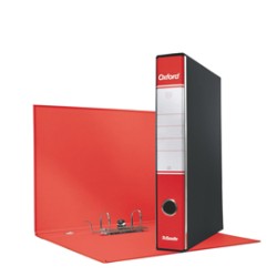Registratore OXFORD G84 rosso dorso 5cm f.to protocollo ESSELTE - Conf da 8 pz.