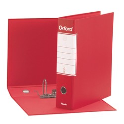 Registratore OXFORD G83 rosso dorso 8cm f.to commerciale ESSELTE - Conf da 6 pz.