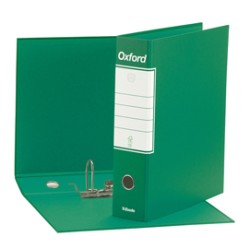 Registratore OXFORD G83 verde dorso 8cm f.to commerciale ESSELTE - Conf da 6 pz.