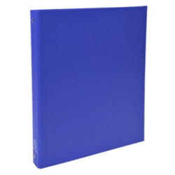 Raccoglitore foderato polipropilene 4anelli 30mm A4 blu scuro 51372E Exacompta - Conf da 20 pz.