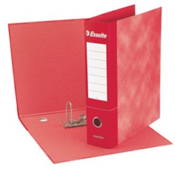 Registratore ESSENTIALS G73 rosso dorso 8cm f.to commerciale ESSELTE - Conf da 6 pz.