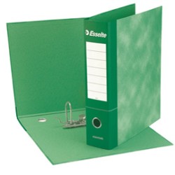 Registratore ESSENTIALS G73 verde dorso 8cm f.to commerciale ESSELTE - Conf da 6 pz.
