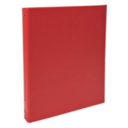 Raccoglitore foderato polipropilene 4 anelli 30mm A4 rosso 51375E Exacompta - Conf da 20 pz.
