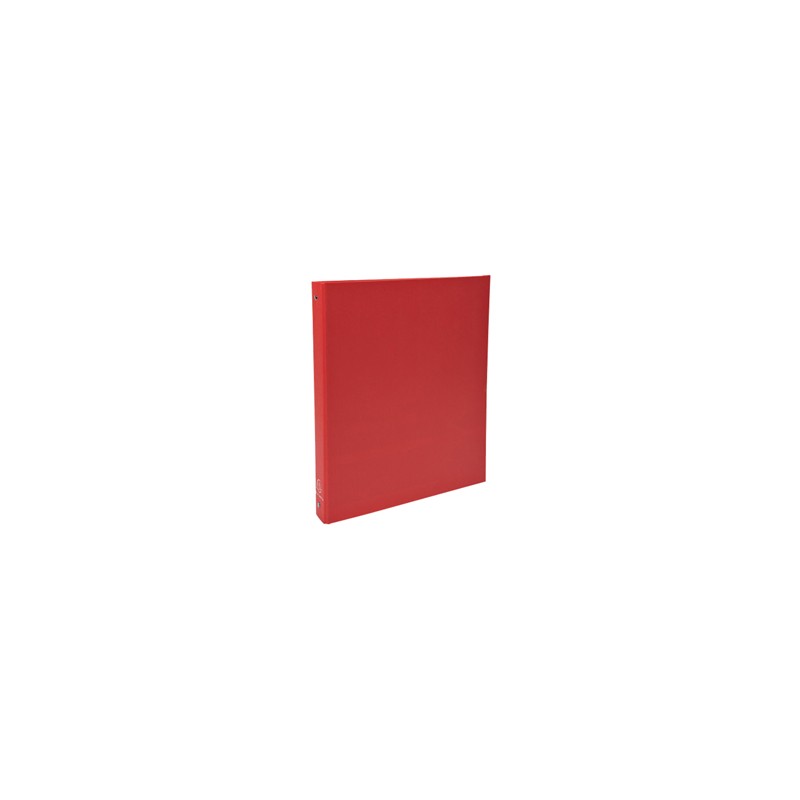 Raccoglitore foderato polipropilene 4 anelli 30mm A4 rosso 51375E Exacompta - Conf da 20 pz.