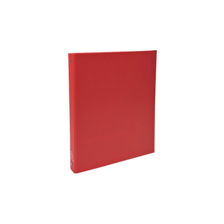 Raccoglitore foderato polipropilene 4 anelli 30mm A4 rosso 51375E Exacompta - Conf da 20 pz.
