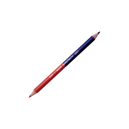 SCATOLA 12 MATITE BICOLORE GROSSA ROSSO-BLU H3423 KOHINOOR