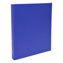 Raccoglitore foderato polipropilene 2 anelli 30mm A4 blu scuro 54372E Exacompta - Conf da 20 pz.