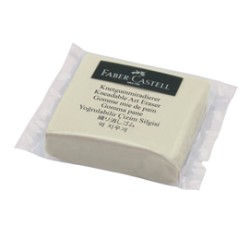 GOMMA PANE BIANCA QUADRANGOLARE FABER CASTELL - Conf da 18 pz.