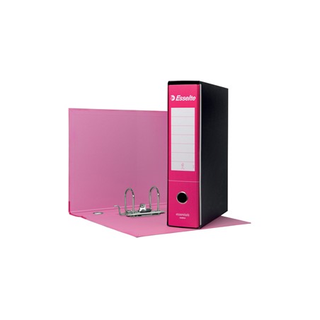 Registratore ESSENTIALS G75 fucsia dorso 8cm f.to protocollo ESSELTE - Conf da 6 pz.