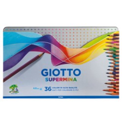 ASTUCCIO METALLO 36 PASTELLI SUPERMINA GIOTTO