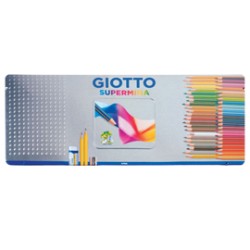 ASTUCCIO METALLO 50 PASTELLI SUPERMINA GIOTTO