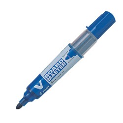 MARCATORE PER LAVAGNE V BOARD MASTER BLU P.TONDA - Conf da 10 pz.