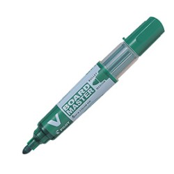 MARCATORE PER LAVAGNE V BOARD MASTER VERDE P.TONDA - Conf da 10 pz.