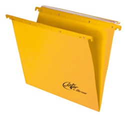 CARTELLA SOSPESA CASSETTO 39/V GIALLO JOKER BERTESI - Conf da 25 pz.