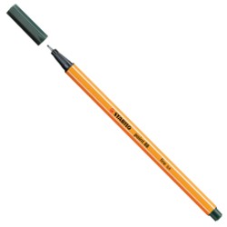 PENNARELLO STABILO POINT 88/63 VERDE OLIVA - Conf da 10 pz.