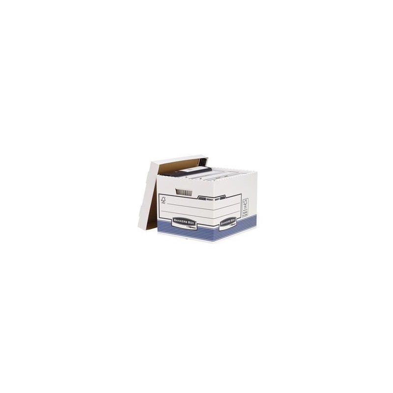 SCATOLA ARCHIVIO C/COPERCHIO BANKERS BOX SYSTEM - Conf da 10 pz.