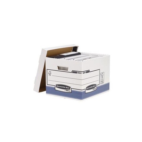 SCATOLA ARCHIVIO C/COPERCHIO BANKERS BOX SYSTEM - Conf da 10 pz.