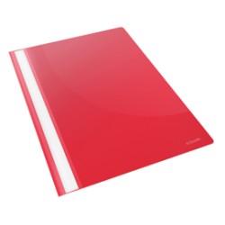 CARTELLINA PPL CON FERMAFOGLI 21X29,7 ROSSO REPORT FILE ESSELTE - Conf da 25 pz.