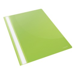 CARTELLINA PPL CON FERMAFOGLI 21X29,7 VERDE REPORT FILE ESSELTE - Conf da 25 pz.