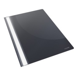 CARTELLINA PPL CON FERMAFOGLI 21X29,7 NERO REPORT FILE ESSELTE - Conf da 25 pz.