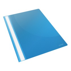 CARTELLINA PPL CON FERMAFOGLI 21X29,7 AZZURRO REPORT FILE ESSELTE - Conf da 25 pz.