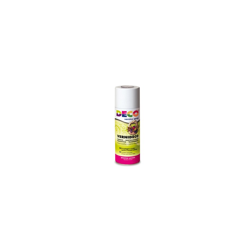 VERNICE SPRAY CRISTALLIZZANTE LACCATA UNIVERSALE 400ML 622 DECO