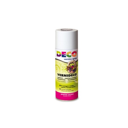 VERNICE SPRAY CRISTALLIZZANTE LACCATA UNIVERSALE 400ML 622 DECO