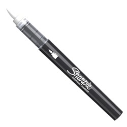 Marcatore acrilico Creative Marker punta pennello bianco Sharpie - Conf da 6 pz.