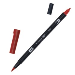 Pennarello Tombow ABT Dual Brush 837 wine red - Conf da 6 pz.
