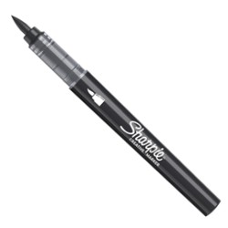 Marcatore acrilico Creative Marker punta pennello nero Sharpie - Conf da 6 pz.