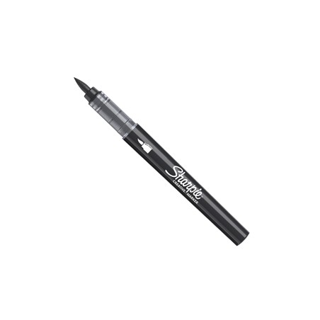 Marcatore acrilico Creative Marker punta pennello nero Sharpie - Conf da 6 pz.