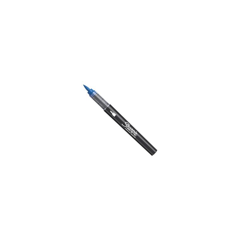 Marcatore acrilico Creative Marker punta pennello blu Sharpie - Conf da 6 pz.