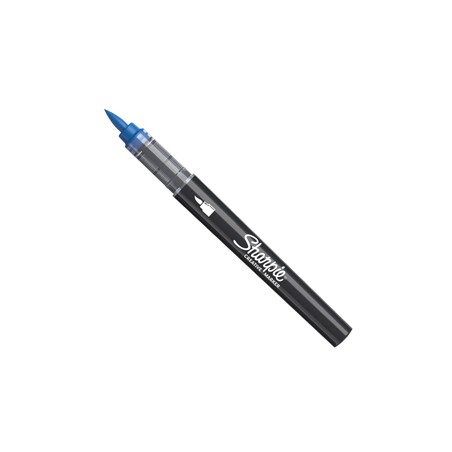 Marcatore acrilico Creative Marker punta pennello blu Sharpie - Conf da 6 pz.