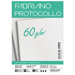 Protocollo 5mm 200fg 60gr f.to A3 chiuso (21x29,7cm) Fabriano