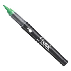 Marcatore acrilico Creative Marker punta pennello verde Sharpie - Conf da 6 pz.