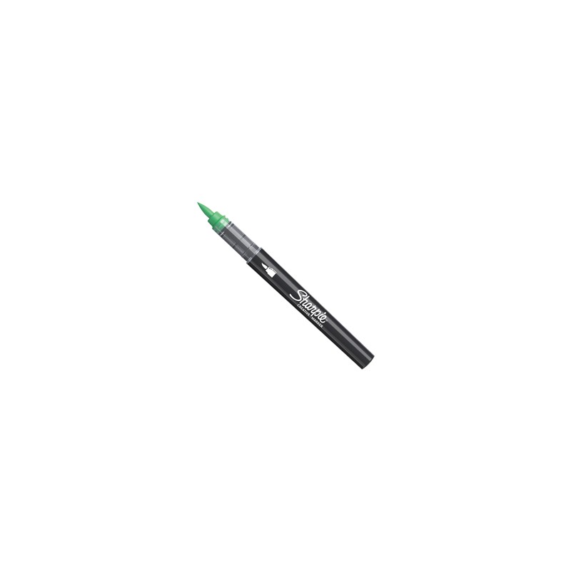 Marcatore acrilico Creative Marker punta pennello verde Sharpie - Conf da 6 pz.