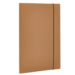 Cartella 3 Lembi HOLOS in PP marrone 25x35cm Fellowes