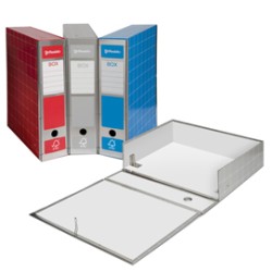 SCATOLA ARCHIVIO BOX4 ROSSO 37,5X29,5X9CM