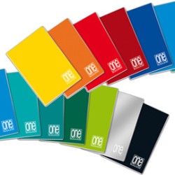 QUADERNO A5 riga di 3a 20fg+1 80gr ONE COLOR BLASETTI - Conf da 10 pz.