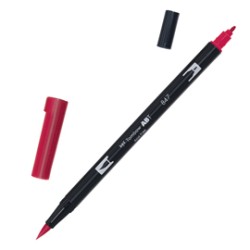 Pennarello Tombow ABT Dual Brush 847 crimson - Conf da 6 pz.