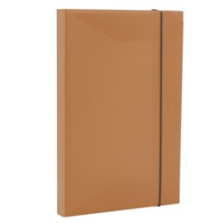 Cartella progetto HOLOS dorso 3cm in PP marrone 34,5x23,5x3cm Fellowes