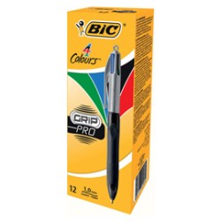 Penna sfera scatto 4COLORS GRIP PRO 1,0mm BIC