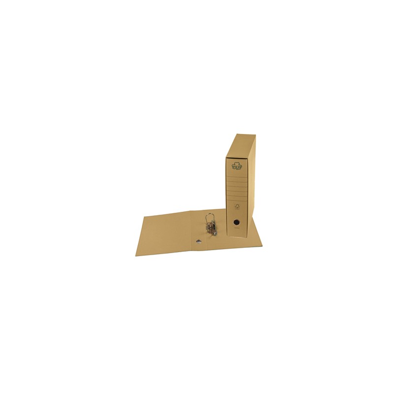 REGISTRATORE ECO NEW CAMOSCIO DORSO 8CM F.TO PROTOCOLLO - Conf da 12 pz.