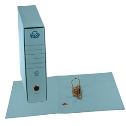 REGISTRATORE ECO NEW AZZURRO DORSO 8CM F.TO PROTOCOLLO - Conf da 12 pz.