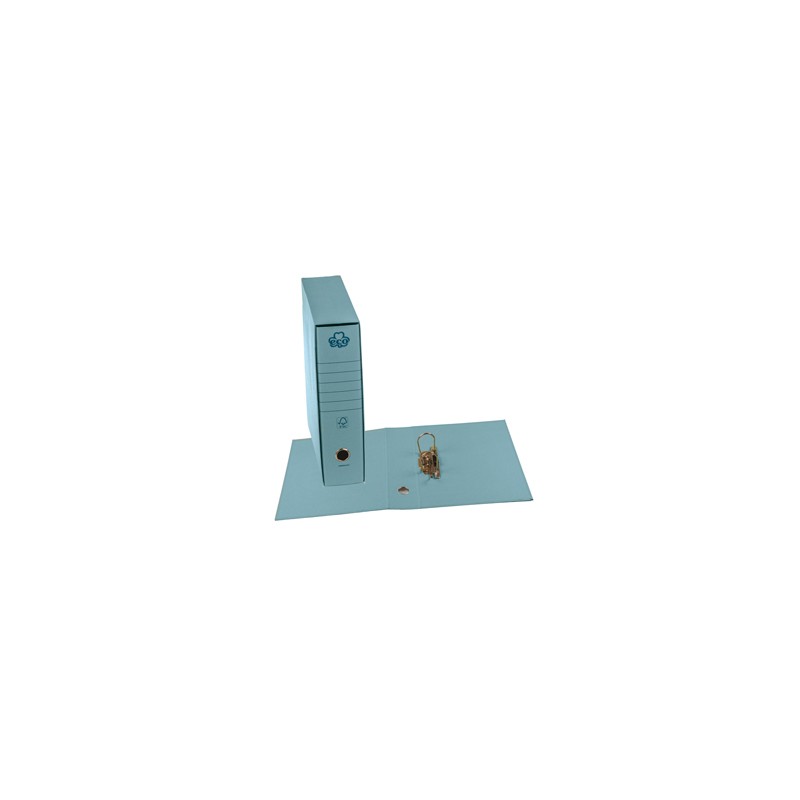 REGISTRATORE ECO NEW AZZURRO DORSO 8CM F.TO PROTOCOLLO - Conf da 12 pz.